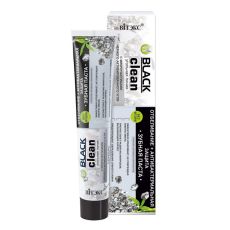 024064 Vitex BLACK CLEAN. Зубная паста «Отбеливание + антибактериальная защита», 85 г
