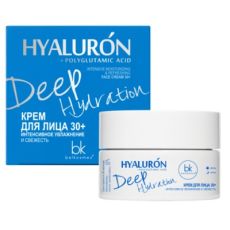 97957  Belkosmex HYALURON Deep Hydration. Крем для лица 30+ «Интенсивное увлажнение и свежесть», 48мл