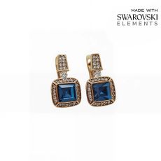 Серьги с кристаллами Swarovski