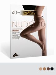 NUDO 40 Vita Bassa Omsa Колготки Daino (Бежевый);Nero (Черный);Caramello (Бежевый);Fumo (Серый)