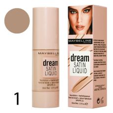 Тональный крем Maybelline Dream Satin Liquid SPF / FPS 15 № 1 30 ml