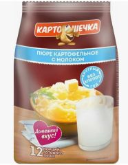 КАРТОШЕЧКА Пюре картофельное с молоком 320г пакет
