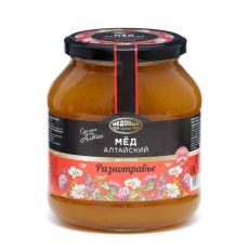 Мёд алтайский «Разнотравье» натуральный цветочный, 1000 г 6493795