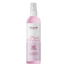 Ollin Тонирующий розовый спрей для волос / Pink Dream, 150 мл