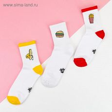 5189699 Набор женских носков KAFTAN "Fun", (3 пары) , р. 36-39 (23-25 см)
