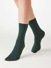 calz. MICRO POIS 70 носки (точка) Minimi Носки Verde Foresta (Зеленый)