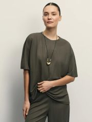 ZR2505013431-13 футболка женская хаки/оливковый ZARINA