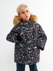 457966 Acoola Куртка черный принт