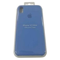Силиконовый чехол для iPhone XS MAX васильковый