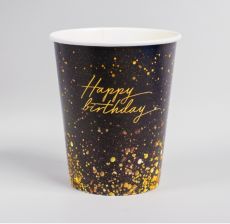 ЦЕНА ЗА 10 ШТ! Стакан бумажный Happy Birthday, 250 мл 4817882