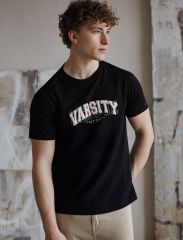 507350 VILATTE Футболка черный_varsity
