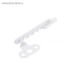 2944185 Ограничитель открывания металлический, белый