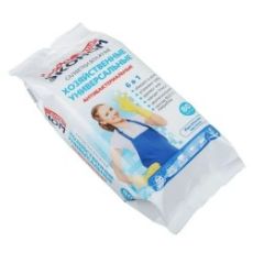 SmartЭконом Вл.салфетки для уборки 6в1 Антибакт. 80шт (9094) SmartЭконом