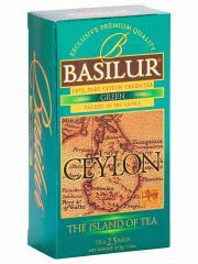 Чай зеленый Basilur Чайный остров Цейлон «Зеленый», 25 пак