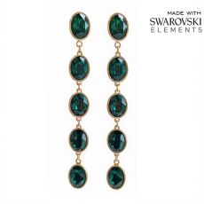 Серьги с кристаллами Swarovski