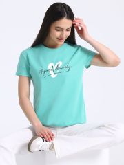 481698 Апрель Футболка яркий ментол
