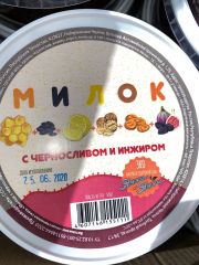 Смесь фруктовая милок в ассортименте 400гр