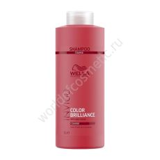 Wella Invigo Color Brilliance Шампунь для защиты цвета окрашенных жестких волос 1000 мл