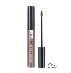 029720   Relouis PRO. Гель для бровей водостойкий оттеночный Waterproof Color Brow Gel, т.3 Brown