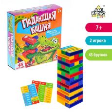 3440816 Настольная игра «Падающая башня. Крокодил»