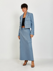 10200130366 Жакет жен. Veneto_jacket серо-голубой CONCEPT CLUB Women