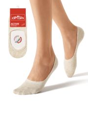 OMSA ACTIVE 171 (подследники меланж) Omsa Подследники Beige Melange (Бежевый)