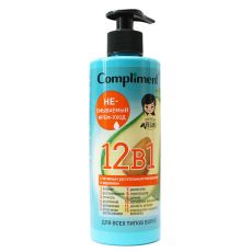 Крем уход для волос Compliment несмываемый 12 в 1 400 ml