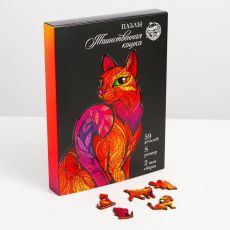4276177 Пазлы фигурные «Таинственная кошка»