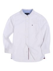 Стильная белая рубашка Tommy Hilfiger для мальчиков