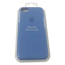 Силиконовый чехол для iPhone 7/8 васильковый