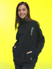 GFJS3335/2 Джемпер для девочек Черный(49) Pelican
