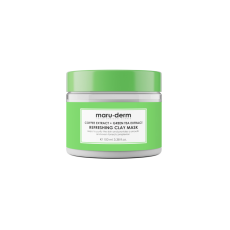 [MARU.DERM] Маска для лица глиняная ЭКСТРАКТ ЗЕЛЕНОГО ЧАЯ И КОФЕ Coffee Extract + Green Tea Extract Refreshing Clay Mask, 100 мл