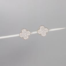 Серьги клипсы Арт. 3V-5416-W
