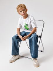 20110510227 Футболка детская для мальчиков Pricy белый ACOOLA Kids