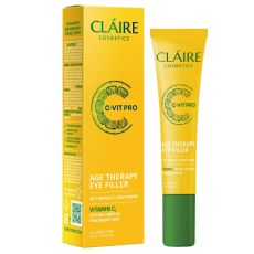 Крем-филлер для кожи вокруг глаз Claire cosmetics C-VIT PRO Age Therapy Антивозрастной эффект, 15мл