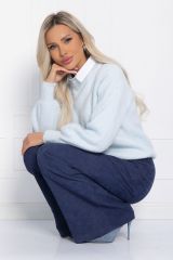 Б12309-10 Брюки LADY TAIGA Синие