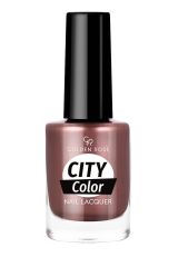 Лак для ногтей GR City Color Nail Lacquer (0-100) Коричневый металлик (042)