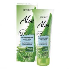 027529 Vitex ALOE 97%. Увлажняющий крем для лица с алоэ «Матирование и сужение пор», 50 мл