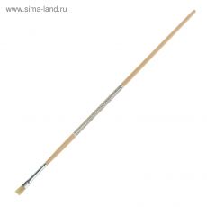 3032208 Кисть филеночная FIT, 5 мм, ручка дерево, натуральная щетина