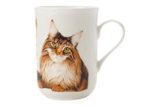 Кружка, 300 мл, фарфор F, белая, Мейн-Кун, Pets, 54381