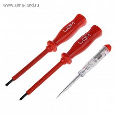 2679443 Набор отвёрток диэлектрических LOM, тестер, 3 предмета