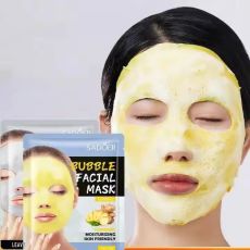 SADOER Глубоко очищающая кислородная пузырьковая маска с куркумой Bubble Facial Mask Арт.: 2854 ?Пузырьковая маска насыщает кожу кислородом, очищает и сужает поры, выравнивает цвет лица, отшелушивает