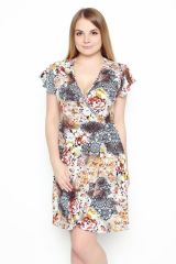 297837 Raposa Халат Коричневый/абстакция