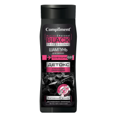 Шампунь для волос Compliment Black Professional Детокс и роскошное преображение 250 ml
