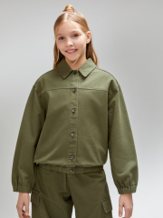 20240130045 Жакет детский для девочек Jordan_Jac хаки ACOOLA Kids