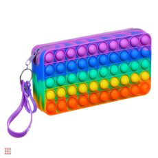Чехол-сумочка для телефона Попит, силикон, 18,5х9х3см, сиреневый