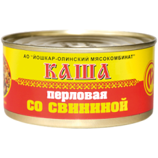 Консервы мясные Каша перловая со свининой №8, 325 г