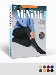 PIUMA 260 (микрофибра с флисом) Minimi Колготки Grigio Scuro (Серый);Caramello (Бежевый);Blu Scuro (Синий);Ambra (Бежевый);Grigio Melange (Серый);Moka (Коричневый);Mosto (Бордовый);Nero (Черный)