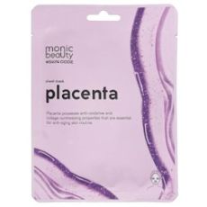 0191 Ткан-ая маска д/лица Плацента, 25мл MONIC BEAUTY