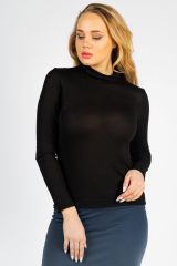 509398 ОПТМОДА Водолазка Черный